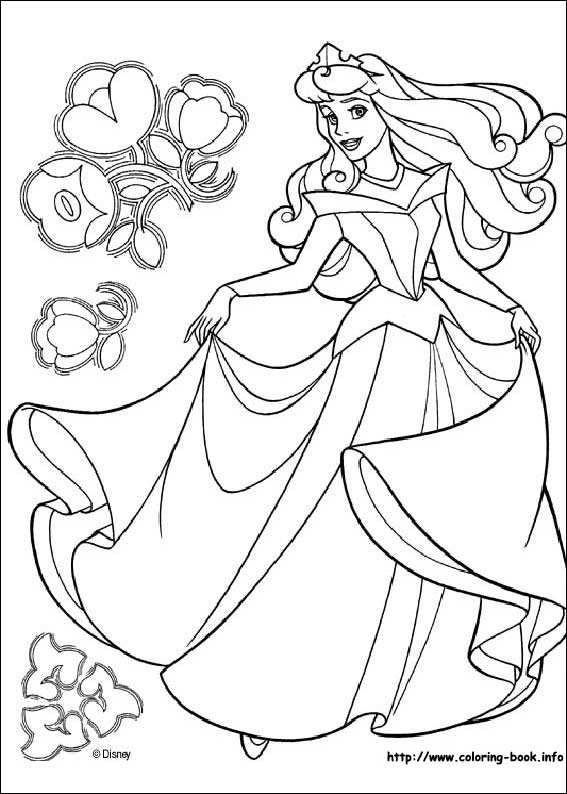 Sleeping Beauty coloring picture